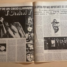 Revistas de música: CLIPPING - TOMMY ( THE WHO ) - MC CARTNEY ( WINGS / THE BEATLES ). Lote 265563394