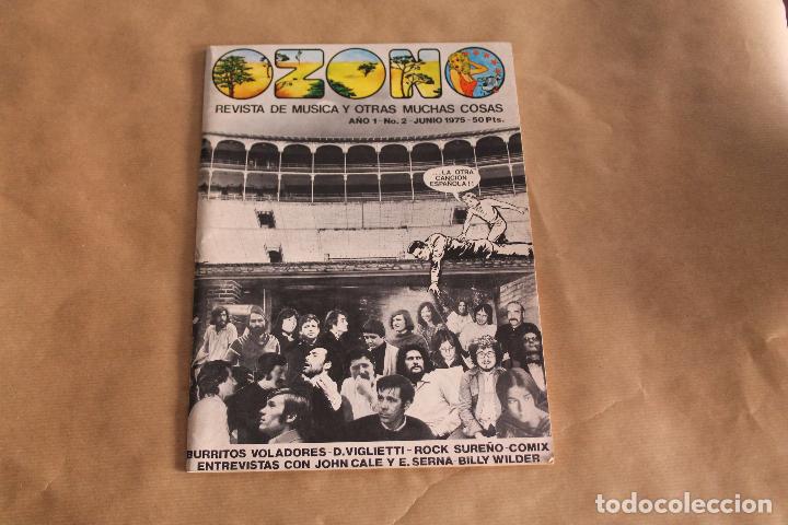 Music magazines: OZONO N&ordm; 2 , REVISTA DE M&Uacute;SICA Y OTRAS MUCHAS COSAS, A&Ntilde;O 1975
