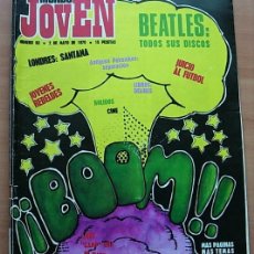 Revistas de música: REVISTA MUNDO JOVEN Nº 83 THE BEATLES 9 PÁGINAS + POSTER JOHN LENNON THE TROGGS 1970 COMPLETA. Lote 268274189