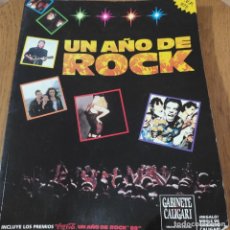 Revistas de música: ANTIGUO REVISTA DEL AÑO 1989. UN AÑO DE ROCK, INCLUYE PREMIOS COCA COLA