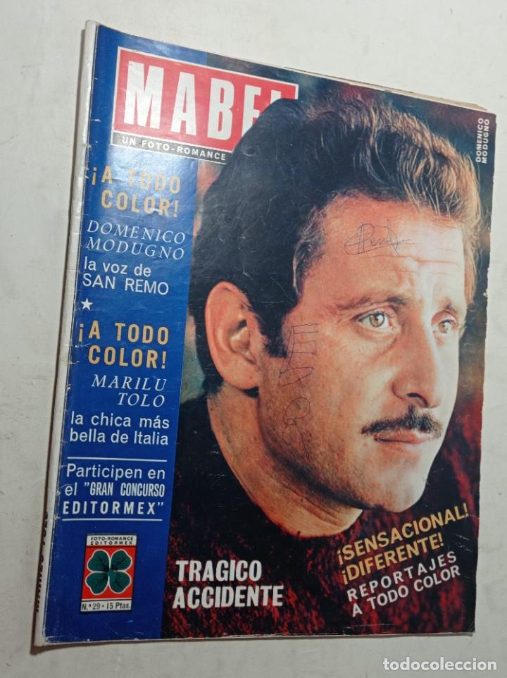 Music magazines: Revista fotonovela Mabel 29 a&ntilde;o 1967 domenico modugno Mariluz tolo