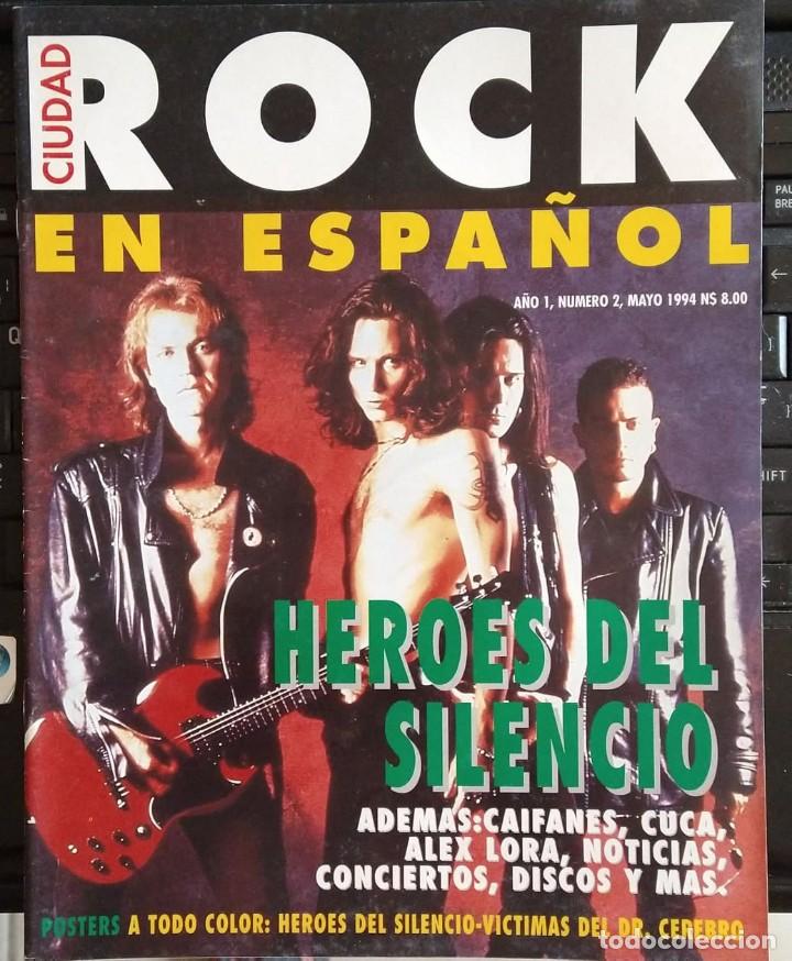 Revistas de m&uacute;sica: heroes del silencio revista ciudad rock 1994