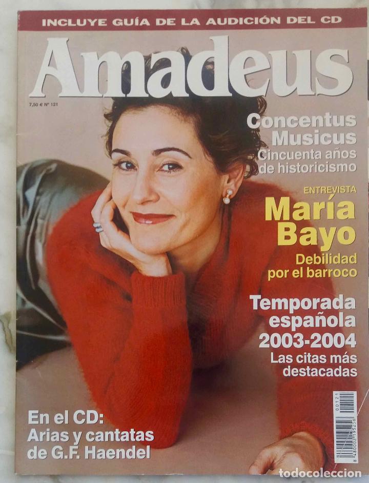 Magazines de musique: AMADEUS.N&ordm; 121. MARIA BAYO.CONCENTUS MUSICUS. REVISTA