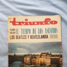 Revistas de música: THE BEATLES :EN BEATLELANDIA REVISTA TRIUNFO DE 1964- VARIAS PAGINAS -OPORTUNIDAD COLECCIONISTAS. Lote 271610183