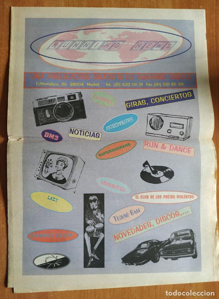 Revistas de m&uacute;sica: Peri&oacute;dico musical RUNNING NEWS. Cheralee Dillon.Lazy Cowgirls.Intronautas.Poetas Violentos.DM3. etc.