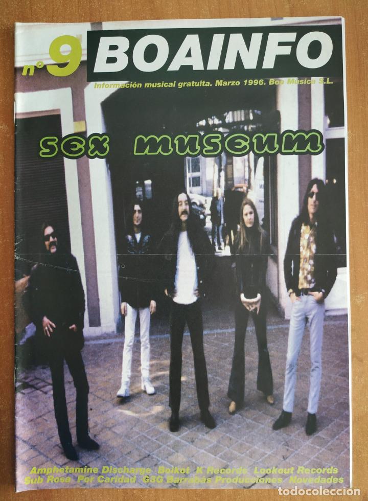 Music magazines: BOAINFO N&ordm; 9. Sex Museum. Amphetamine Discharge. Boikot. Lookout Records. Nancho Novo y Castigados.