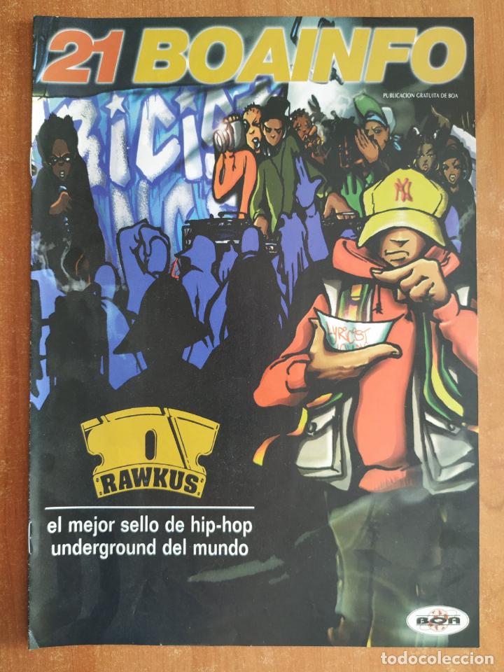 Music magazines: BOAINFO N&ordm; 21. Rawkus. Frank T. Bano. Mr Rango. Porretas. &Ntilde;u. Debekatua. Betagarri. Beti Mugan.Onion