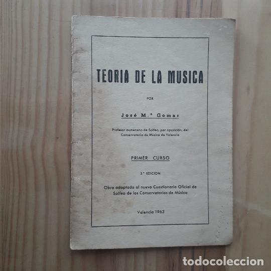Magazines de musique: TEOR&Iacute;A DE LA MUSICA, PRIMER CURSO - JOS&Eacute; M&ordf; GOMAR