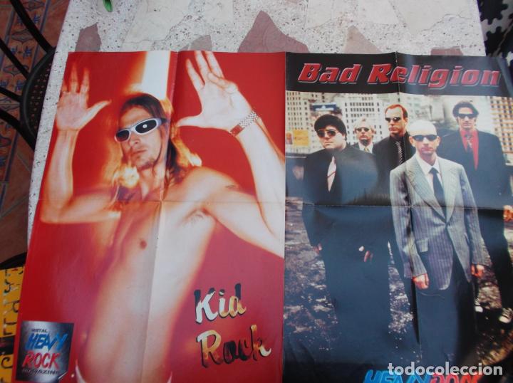 Magazines de musique: poster de la revista, heavy rock, 55 x 80, bad religion y kid rock