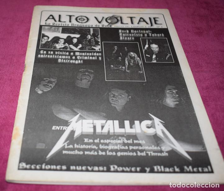 Revistas de m&uacute;sica: ALTO VOLTAJE - FANZINE METAL - ENTREVISTA METALLICA Y MUCHO MAS