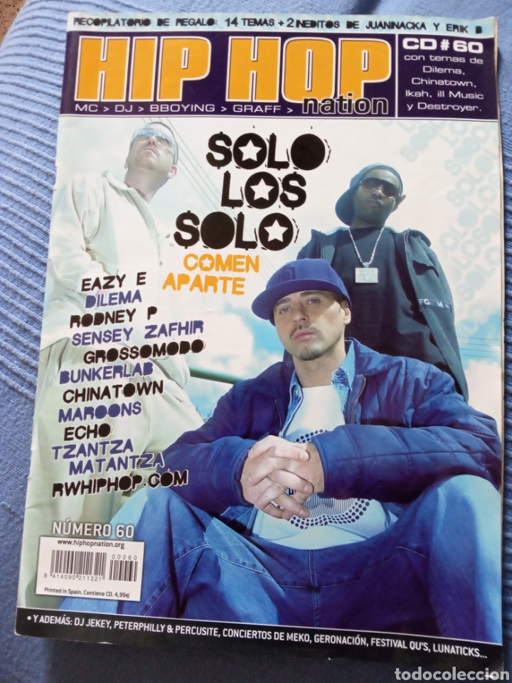 Music magazines: Revista HIP HOP NATION N'60 SOLOS LOS SOLO COMEN APARTE &rdquo; no contiene cd&rdquo;