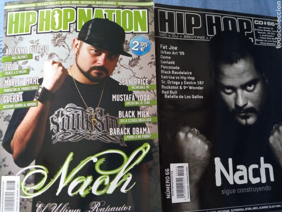 Music magazines: Lote pack de 2 REVISTAS HIP HOP NATION N&rdquo;66-97 NACH AL NUMERO 66 SALTA DE LA PAGINA 48 A LA 53
