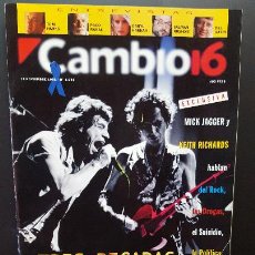 Revistas de música: CAMBIO 16 MICK JAGGER Y KEITH RICHARDS EN PORTADA Nº 1251 DE 1995. 118 PAGS. 1995 PDELUXE. Lote 276690373