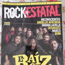 Revistas de música: ROCK ESTATAL REVISTA 34 LA RAÍZ EL ÚLTIMO KE ZIERRE PONCHO X CRISIX. Lote 277163033