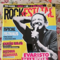 Revistas de música: ROCK ESTATAL REVISTA 9 EVARISTO BARÓN ROJO MEDINA AZAHARA BARRICADA LA FUGA. Lote 277164378