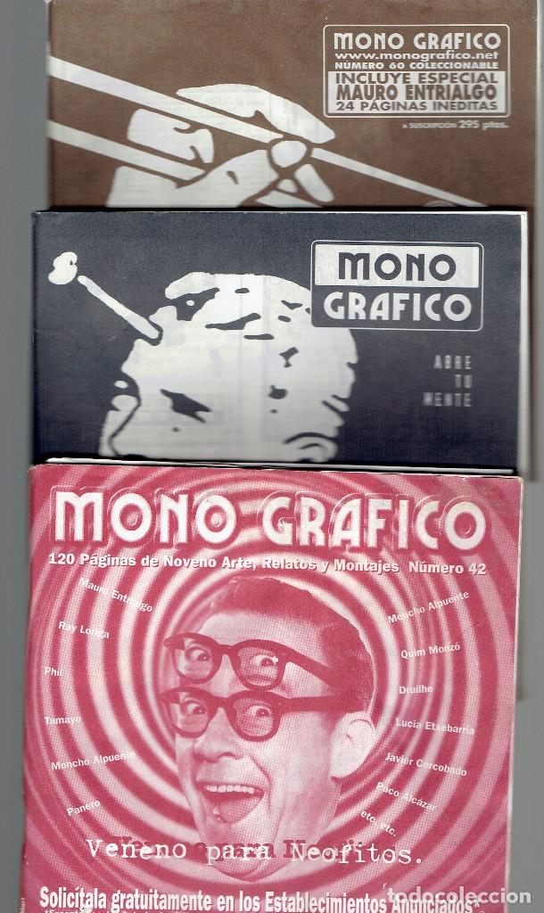 Magazines de musique: MONO GRAFICO FANZINE BURGOS 1991 / LOTE 3 NUMEROS / MUSICA Y CULTURAS ALTERNATIVAS