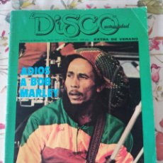 Revistas de música: REVISTA DISCO ACTUALIDAD 16 - 17 JUNIO - AGOSTO 1981 LOQUILLO BOB MARLEY BARÓN ROJO. Lote 281808588