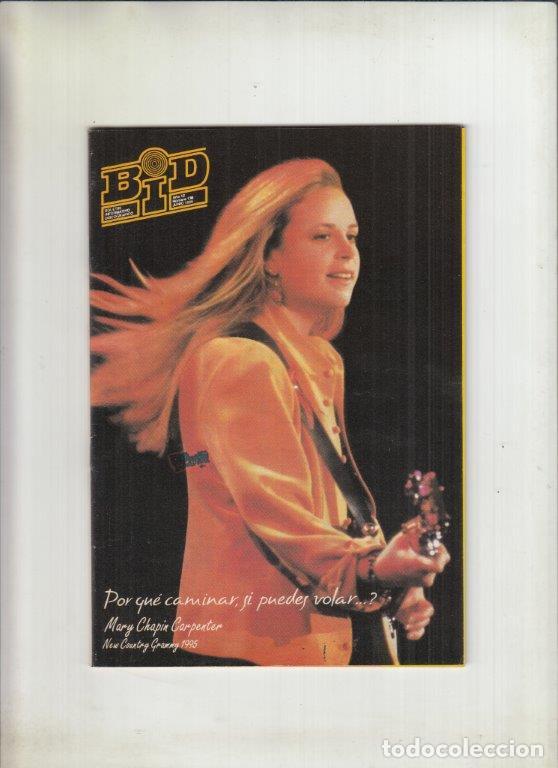 Magazines de musique: REVISTA BID N&ordm; 135 A&Ntilde;O 1995. BOLETIN INFORMATIVO DISCOGRAFICO. NEW COUNTRY GRAMMY 1995.