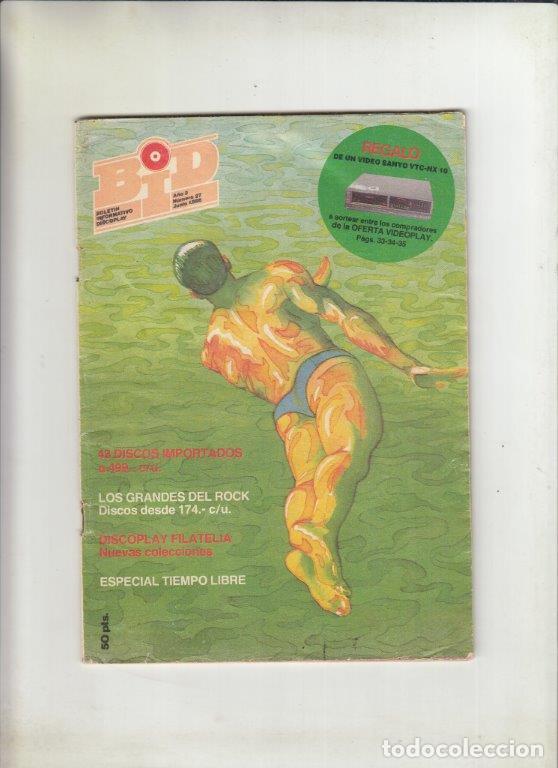 Magazines de musique: REVISTA BID N&ordm; 27 A&Ntilde;O 1986. BOLETIN INFORMATIVO DISCOPLAY. ESPECIAL TIEMPO LIBRE.