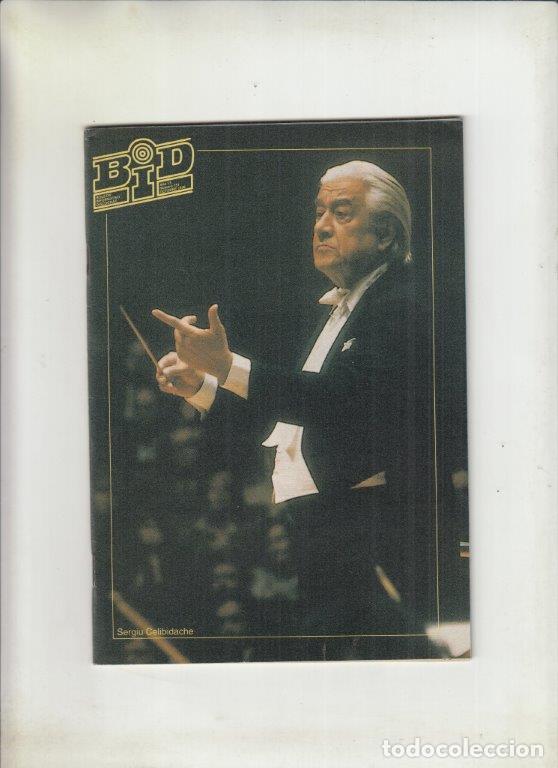 Music magazines: REVISTA BID N&ordm; 151 A&Ntilde;O 1996. BOLETIN INFORMATIVO DISCOGRAFICO. SERGIU CELIBIDACHE.