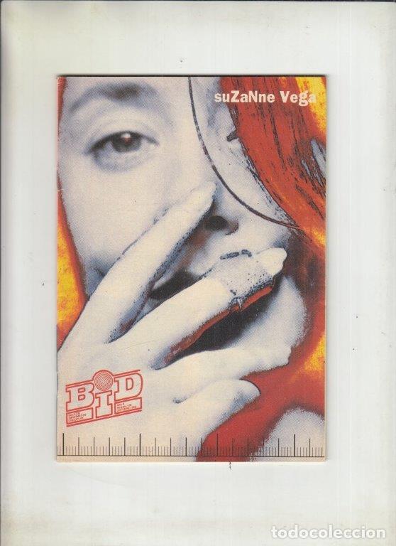 Music magazines: REVISTA BID N&ordm; 104 A&Ntilde;O 1992. BOLETIN INFORMATIVO DISCOPLAY. SUZANNE VEGA.