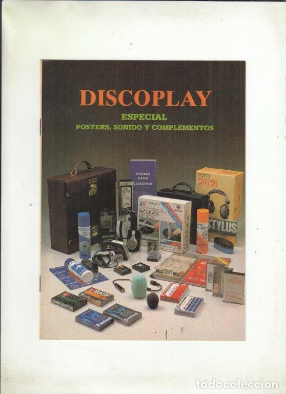 Music magazines: REVISTA DISCPLAY. ESPECIAL POSTERS, SONIDO Y COMPLEMENTEOS.