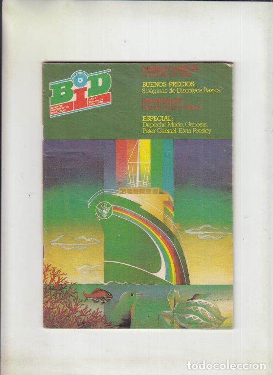 Magazines de musique: REVISTA BID N&ordm; 28 A&Ntilde;O 1986. BOLETIN INFORMATIVO DISCOPLAY.