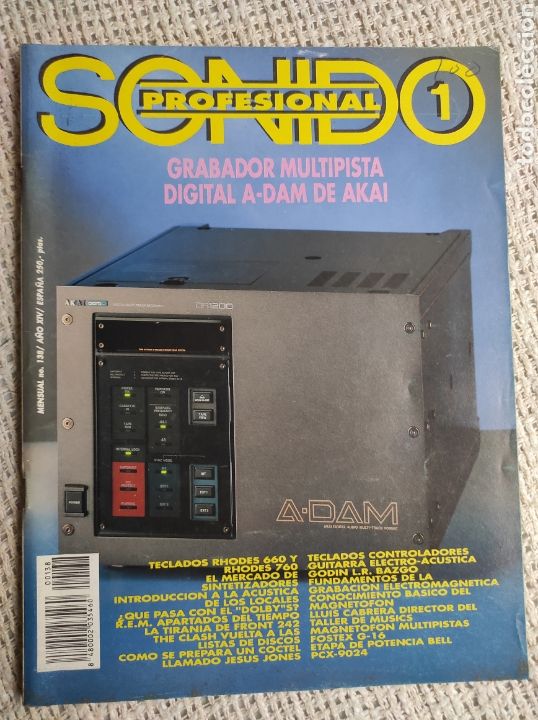 Riviste di musica: SONIDO 1 PROFESIONAL N&ordm; 138 - REVISTAS DE MUSICA A&Ntilde;OS 70-80