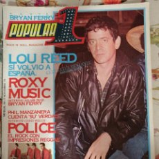 Revistas de música: REVISTA POPULAR 1 77 NOVIEMBRE 1979 LOU REED ROXY MUSIC POLICE KRAFTWERK. Lote 283474958