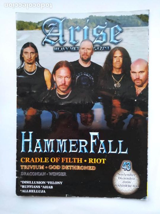 Musikzeitschriften: ARISE HEAVY METAL MAGAZINE. N&ordm; 43. HAMMERFALL. TDKC114
