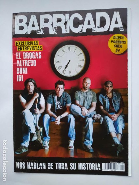 Musikzeitschriften: REVISTA. BARRICADA. ENTREVISTA EL DROGAS, BONI. TDKC114