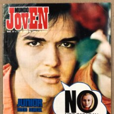 Revistas de música: MUNDO JOVEN N° 37 (1969). POSTER FLEETWOOD MAC, JUNIOR Y ROCIO DÚRCAL, PI DE LA SERRA, JUAN PARD. Lote 285690048