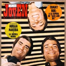 Revistas de música: MUNDO JOVEN N° 47 (1969). POSTER JOHN ROWLES, LOS PAYOS, RAIMON, MIRIAM MAKEBA,…