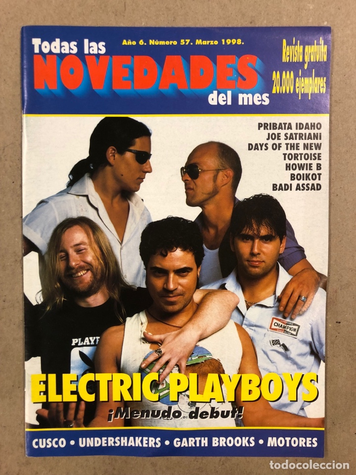 Music magazines: TODAS LAS NOVEDADES DEL MES N&deg; 57 (1998). PUNK ESPA&Ntilde;OL, PRIBATA IDAHO, TORTOISE,&hellip;