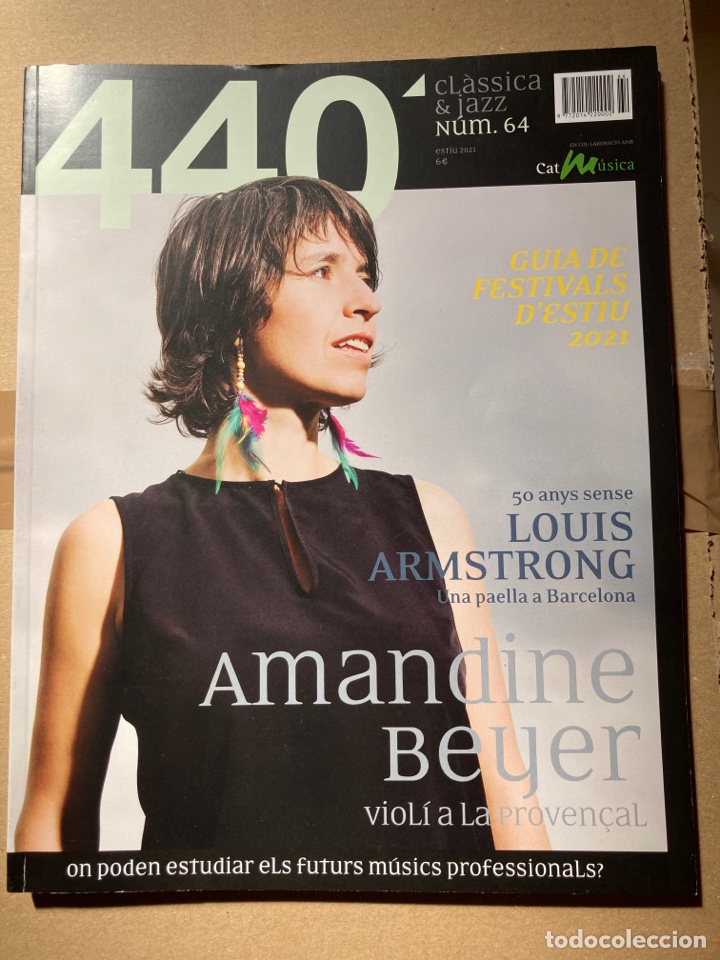 Music magazines: 440 REVISTA CL&Agrave;SSICA & JAZZ - N&ordm; 64 - AMANDINE BEYER - ESTIU 2021 - CATAL&Agrave; -