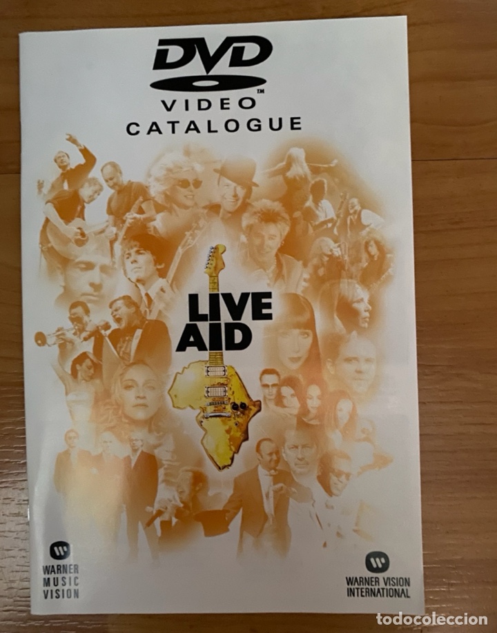 Magazines de musique: CATALOGO WARNER DVD&acute;S. LIVE AID