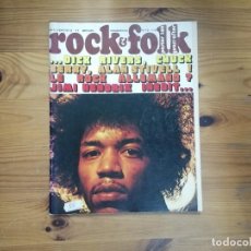 Revistas de música: ROCK & FOLK - JIMI HENDRIX CHUCK BERRY ALAN STIVELL, TEN YEARS AFTER