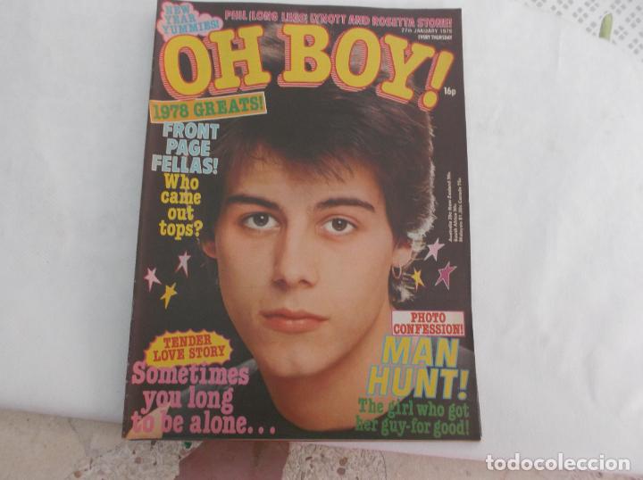 Magazines de musique: revista juvenil, oh boy n&ordm; 110, poster rosetta stone, phil lynott, 1979