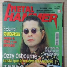 Revistas de música: REVISTA METAL HAMMER Nº 83 (OZZY OSBOURNE, SOUNDGARDEN, TESLA...)