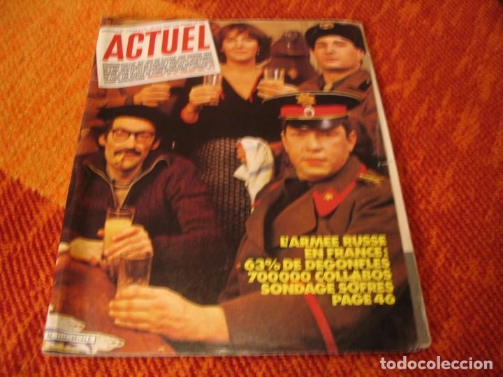Riviste di musica: REVISTA FRANCESA ACTUEL 1981 LEO FERRE GAY TUXEDOMOON ALAN VEGA INDOOR LIFE