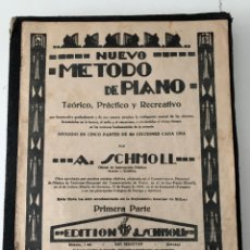 Revistas de música: NUEVO MÉTODO PARA PIANO, DE A. SCHMOLL, 1931 ¡COMPLETO!. Lote 290438838