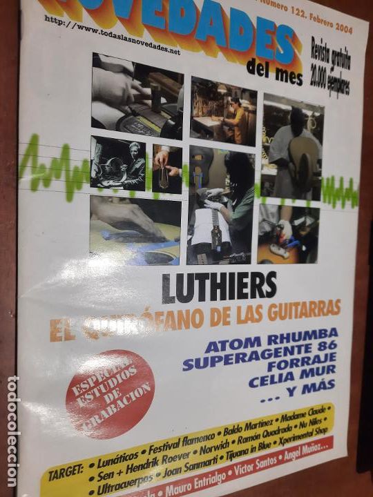 Magazines de musique: TODAS LAS NOVEDADES DEL MES 122. GRAPA. BUEN ESTADO. DIFICIL DE CONSEGUIR. REVISTA DE M&Uacute;SICA