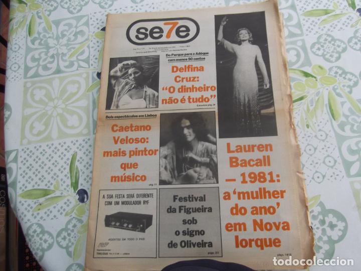 Magazines de musique: periodico se7e n&ordm; 175, en portugues, santana ,paco de lucia, caetano veloso, ian dury,