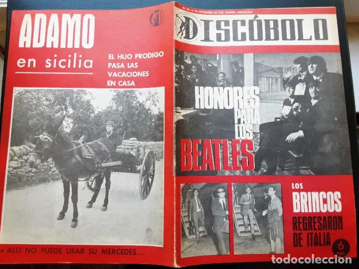 Magazines de musique: Disc&oacute;bolo n&uacute;mero 88 noviembre 1965 los Beatles 3 p&aacute;ginas, Los Brincos, Marisol