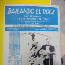 Revistas de música: BILL HALEY: PARTITURA ORIGINAL DE EPOCA” ROCK AROUND THE CLOCK”- ARGENTINA- VINTAGE PIECE ROCK ROLL. Lote 298497698