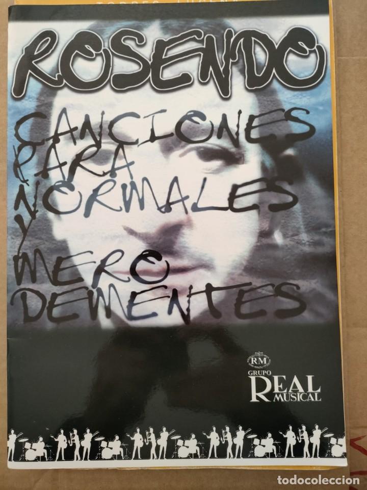 Music magazines: ROSENDO. CANCIONES PARA NORMALES Y MERO DEMENTES