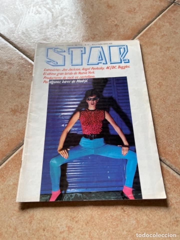 Music magazines: STAR 57 JOE JACKSON, ANGEL PAULOVSKY, AC/DC. BUGGLES; ROBERT FRIPP. TEQUILA., ORQUESTA MONDRAGON
