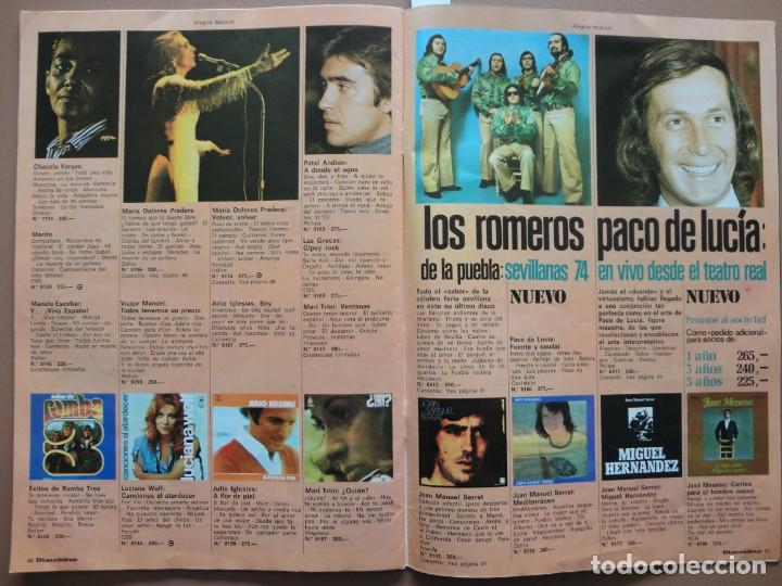 Revistas de m&uacute;sica: DISCO-LIBRO- VERANO 1975 - Foto 4