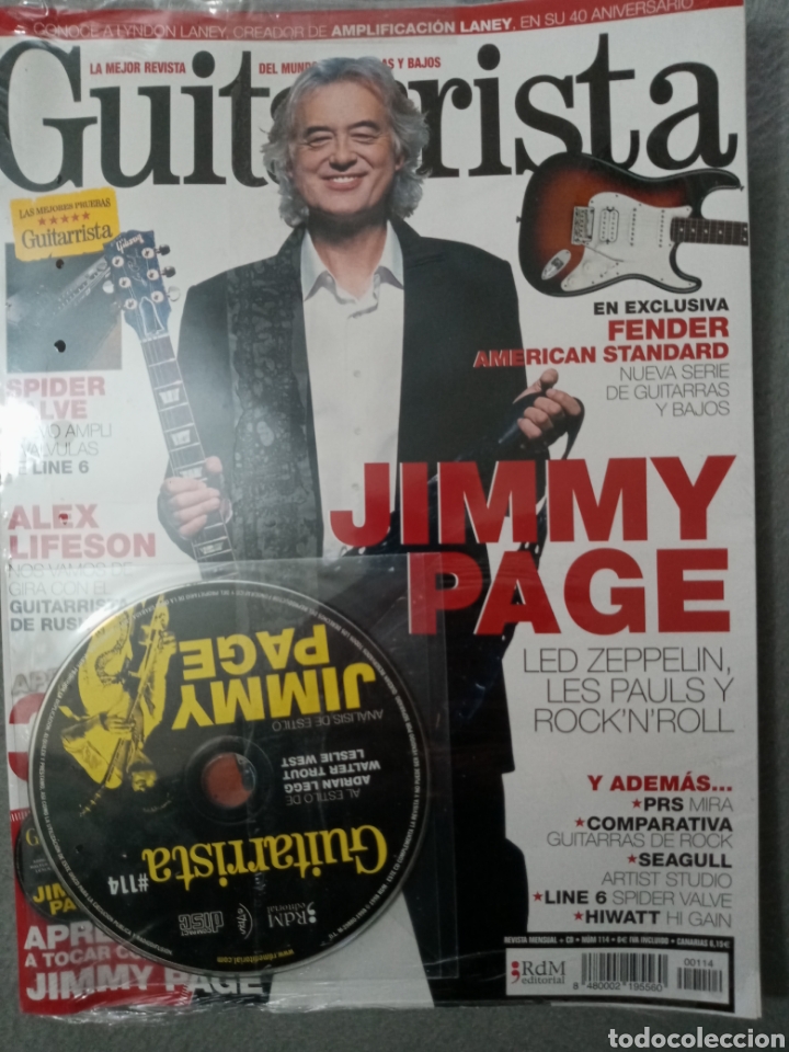 Magazines de musique: Revista Guitarrista#114.Precintada con CD