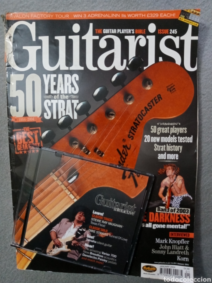 Magazines de musique: Revista Guitarist.January 2004.no contiene el CD